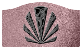 DASHELL-602-BK-SH-OR Black Sunburst Shimmer Orchid Background